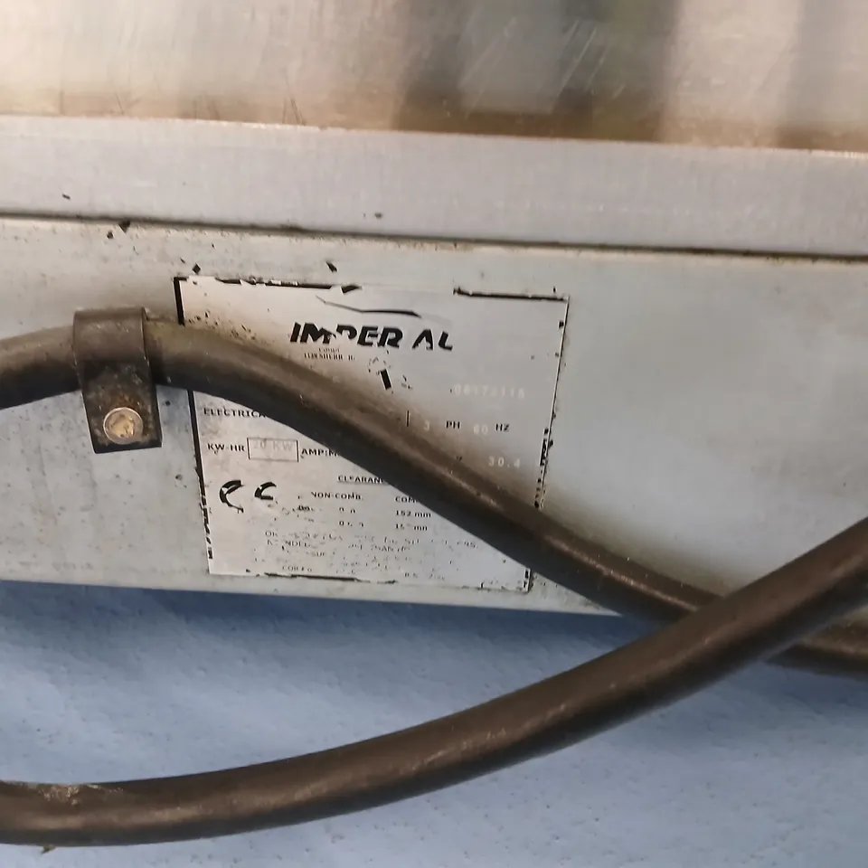 IMPERIAL COMMERCIAL ELECTRIC GRIDDLE – STAINLESS STEEL FLAT TOP