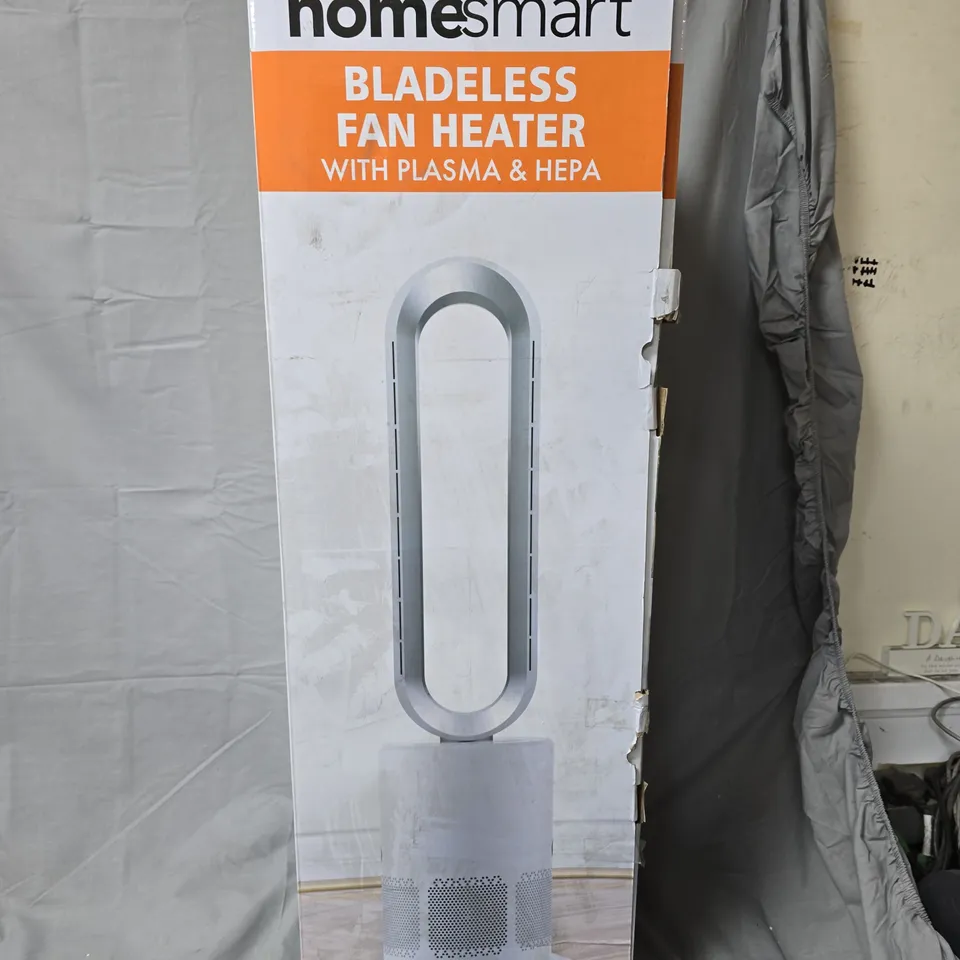 HOMESMART BLADELESS FAN HEATER WITH PLASMA & HEPA – REMOTE INCLUDED
