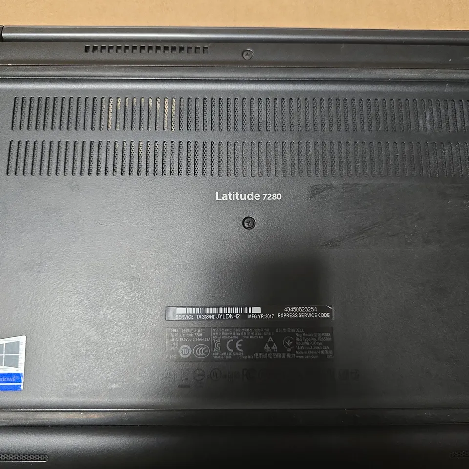 DELL LATITUDE 7280 LAPTOP – INTEL CORE I5-6300U, 8GB RAM, 128GB SSD, 12.5" DISPLAY