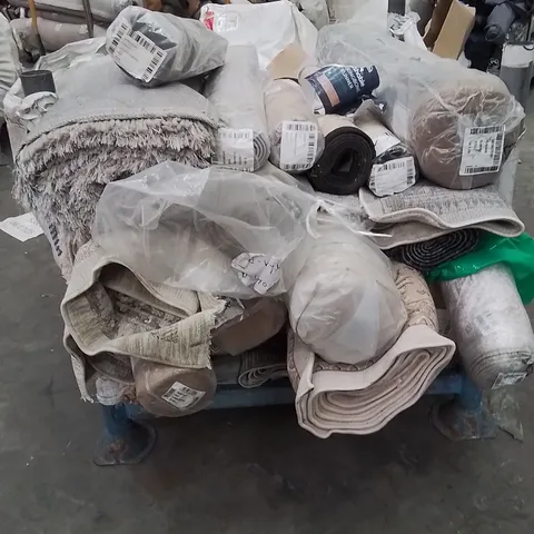 STILLAGE OF APPROXIMATELY 20 QUALITY DESIGNER RUGS