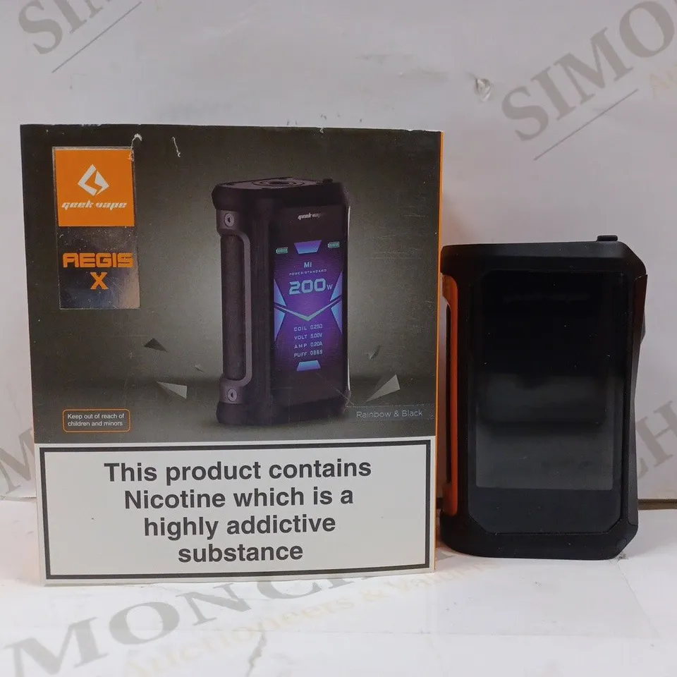 BOXED GEEK VAPE AEGIS X VAPE BOX
