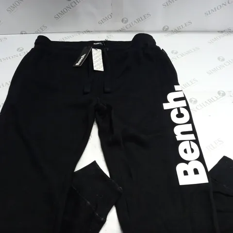 BENCH BLACK JOGGERS - L