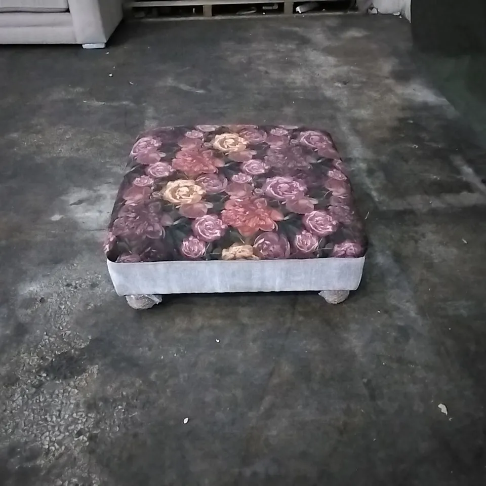 QUALITY DESIGNER PUFFET FABRIC UPHOLSTERED 