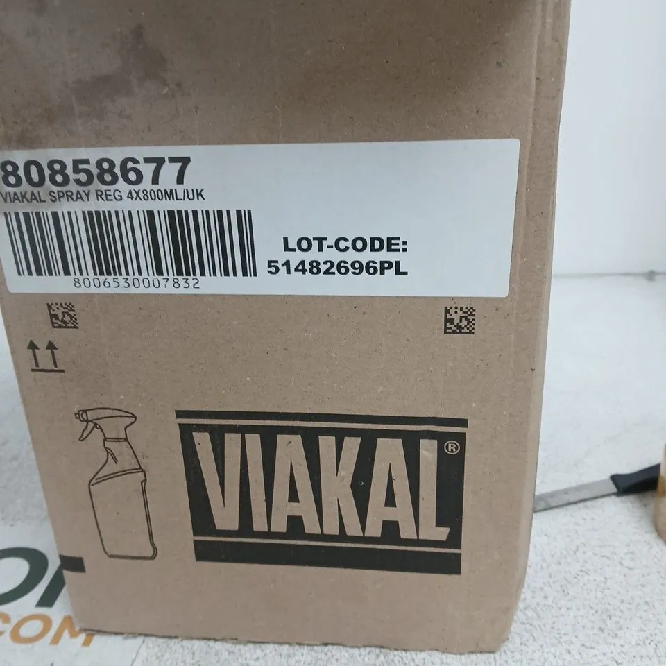 VIAKAL SPRAY REG 4X800ML UK – CLEANING SPRAY PACK