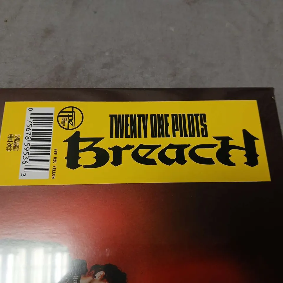 SEALED TWENTY ONE PILOTS – BREATH VINYL LP (YELLOW LABEL ARTWORK)