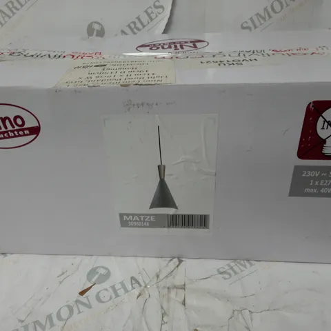 NINO LEUCHTEN MATZE 1 LIGHT BOWL PENDANT
