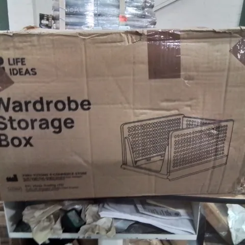 BOXED WARDROBE STORAGE BOX