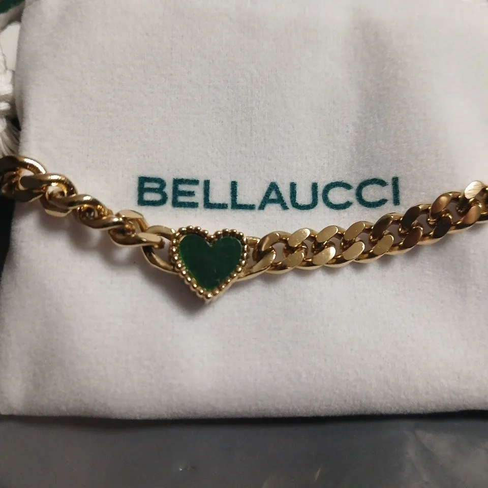BELLAUCCI GOLD-TONE CHAIN BRACELET WITH NECKLACE