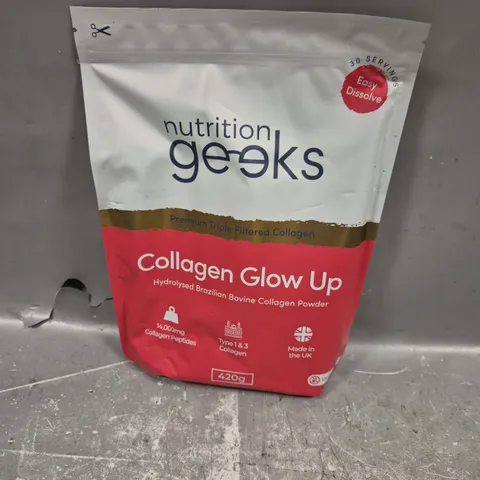 SEALED NUTRITION GEEKS COLLAGEN GLOW UP - UNFLAVOURED - 420G 