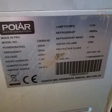 POLAR CB509-02 DISPLAY REFRIGERATOR