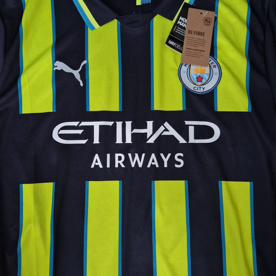 PUMA MANCHESTER CITY AWAY JERSEY SIZE XL