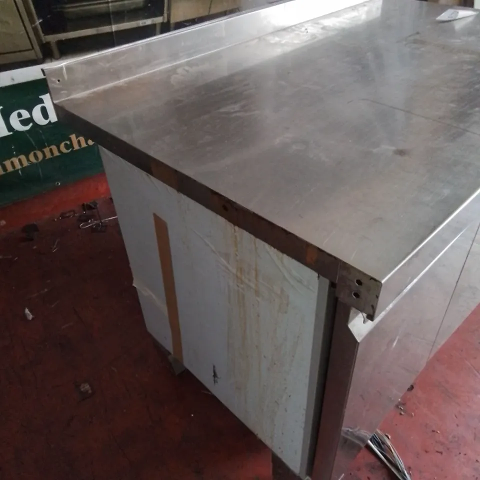 COMMERCIAL STAINLESS FOOD PREP STATION 