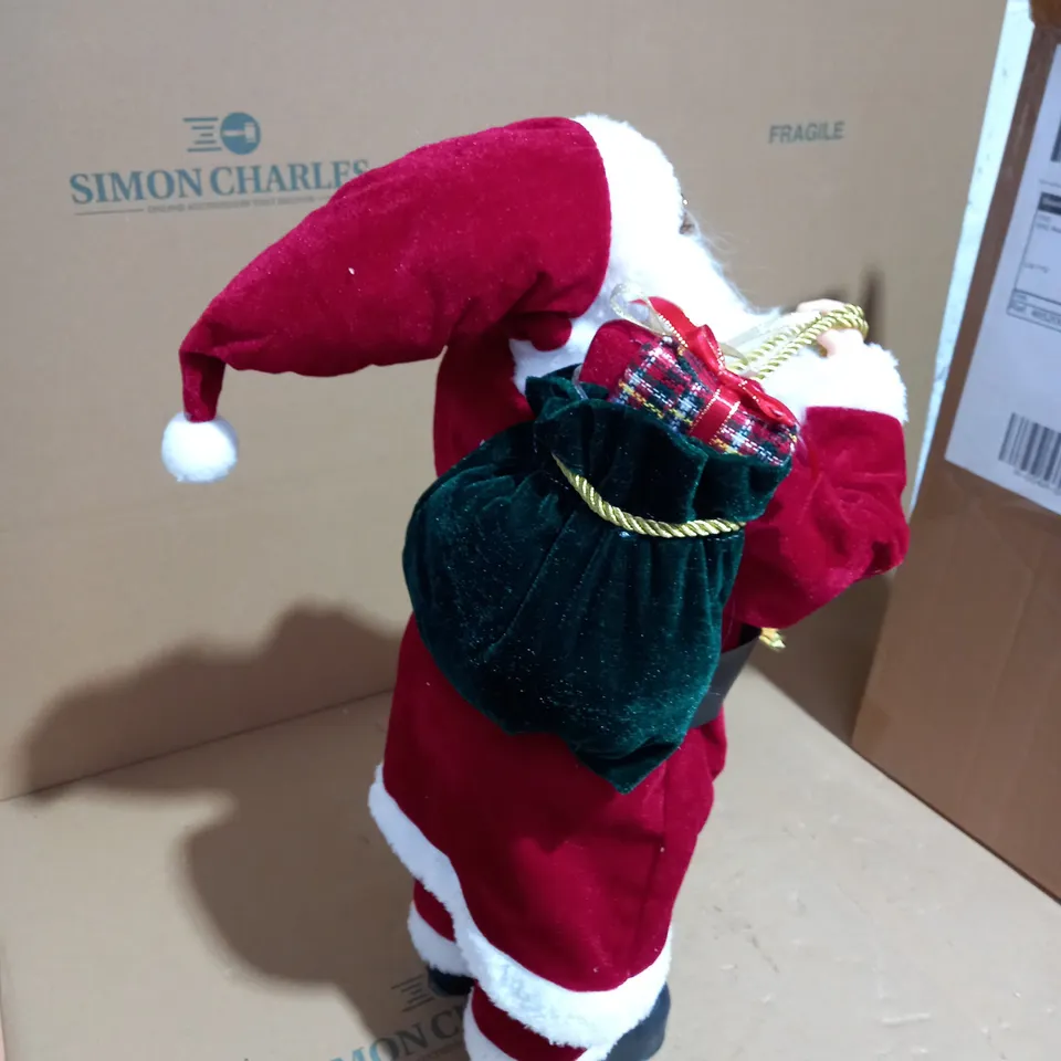 FESTIVE PRE LIT SANTA TRADITIONAL 63CM 