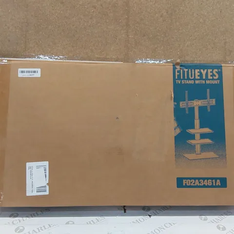 BOXED FITUEYES F02A3461A TV STAND WITH MOUNT (1 BOX)