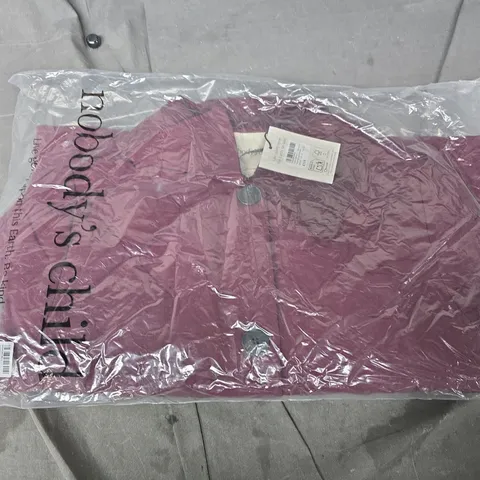 BAGGED NOBODYS CHILD WIMSLOW QUILTED JACKET IN BURGUNDY - XS