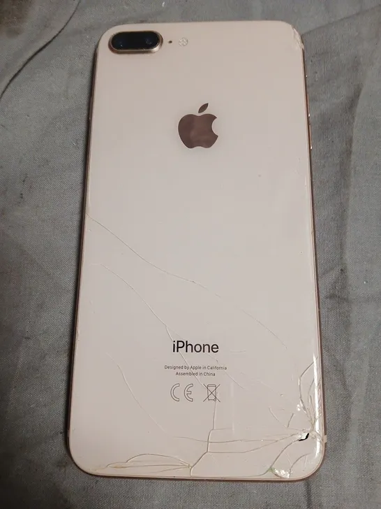 Lot 1695: APPLE IPHONE 8 PLUS , CRACKED SCREEN & REAR - 5455660 | Simon ...