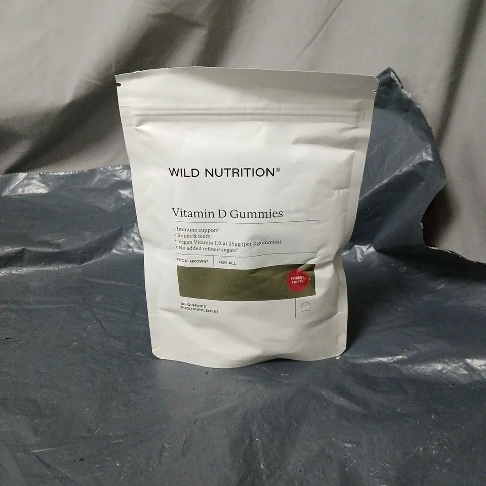 WILD NUTRITION VITAMIN D 60 GUMMIES