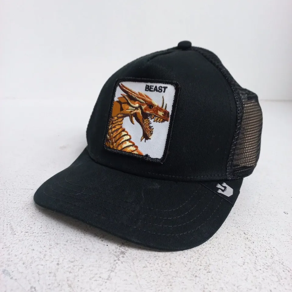 BLACK THE FARM CAP WITH PATCH
