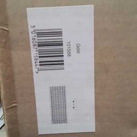 BOXED CEILING LIGHT GOLD