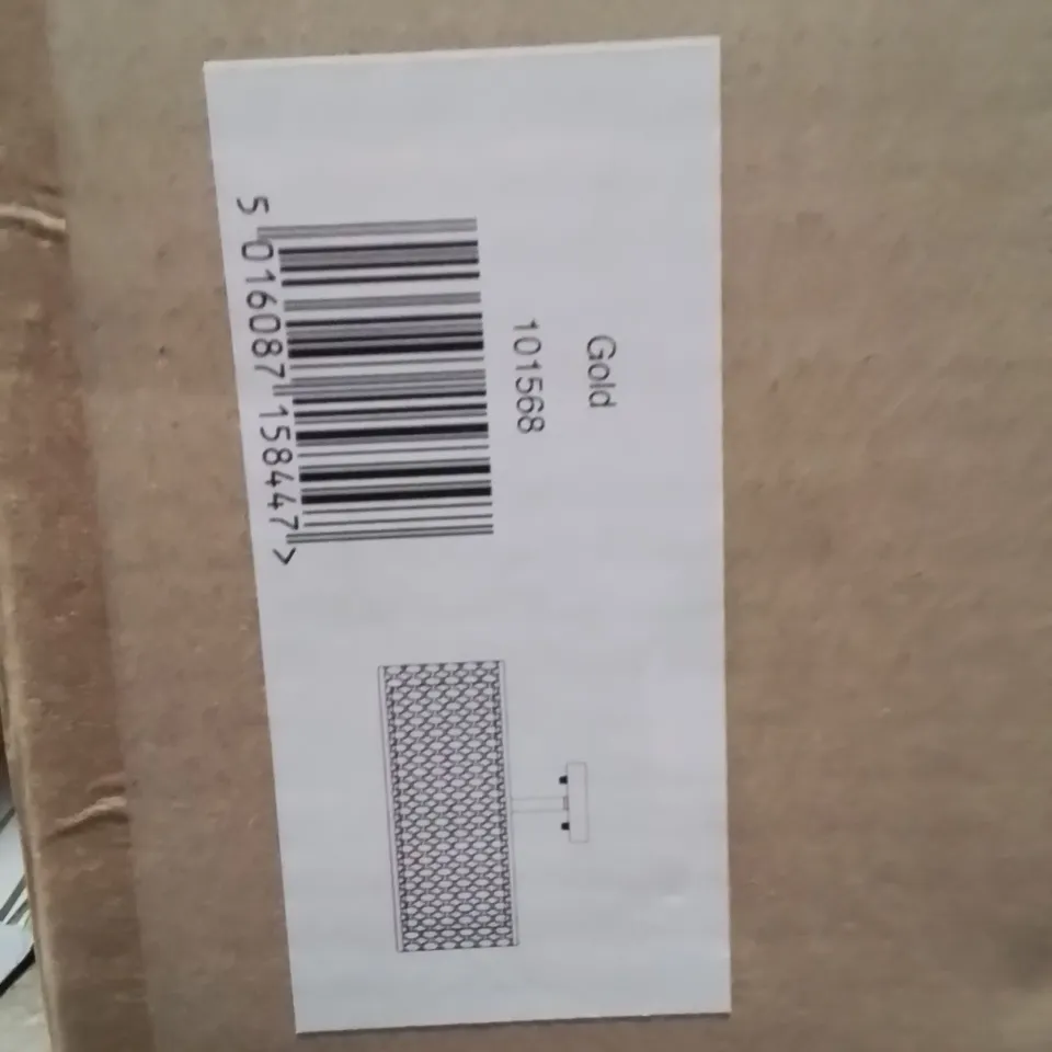 BOXED CEILING LIGHT GOLD