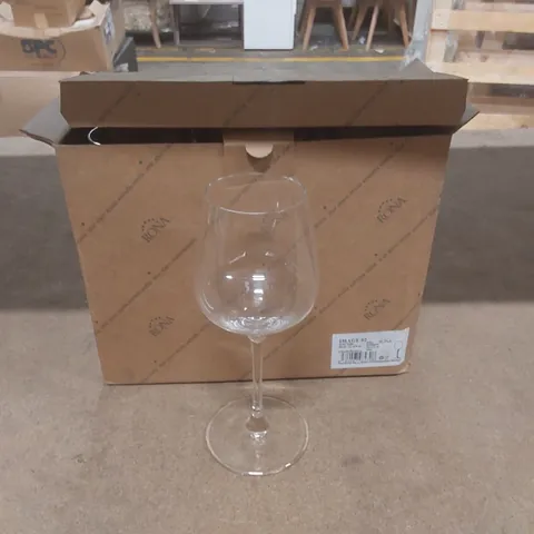 BOX CONTAINING 6x BRAND NEW RONA 360ML WINE GLASSES 