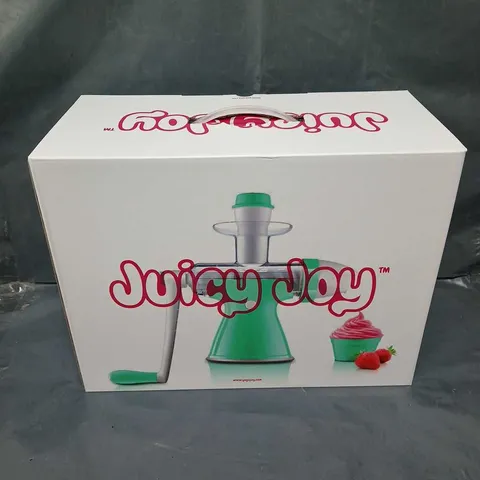 JUICY JOY JUICE AND ICE CREAM MACHINE WITH HANDLE