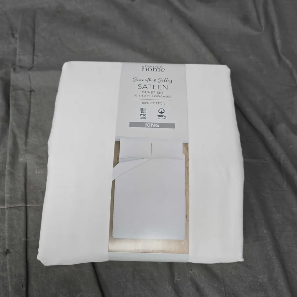 SMOOTH & SILKY SATEEN DUVET SET - KING 
