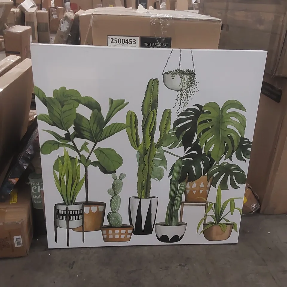 PLANT HAVEN I BY GRACE POPP WRAPPED CANVAS PAINTING