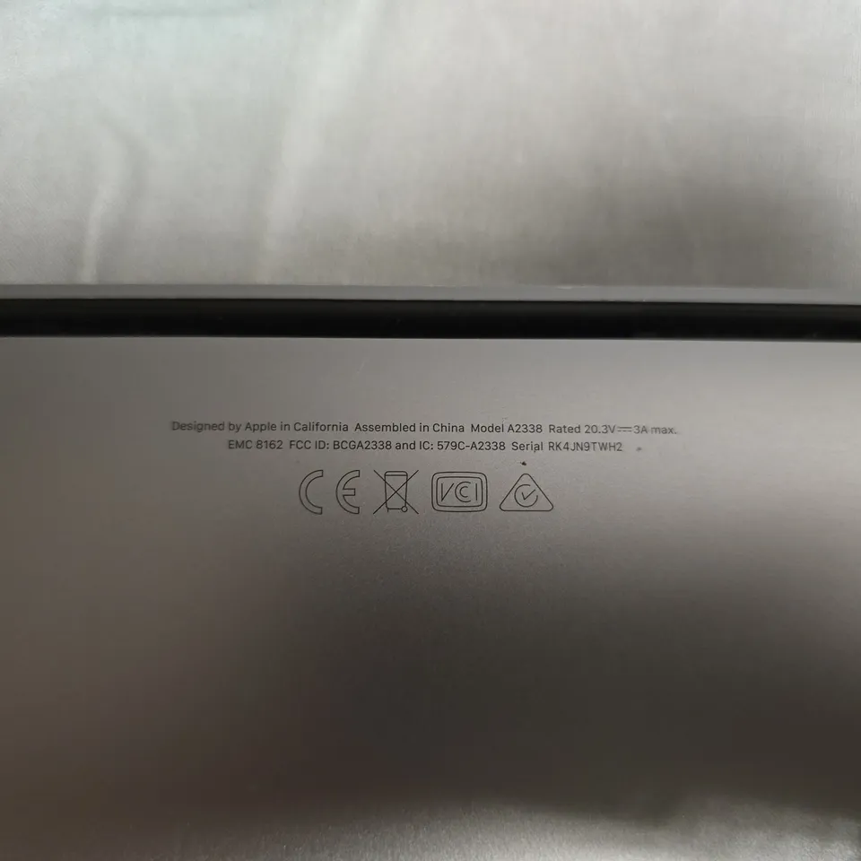 APPLE MACBOOK PRO 13-INCH A2338 LAPTOP – SILVER