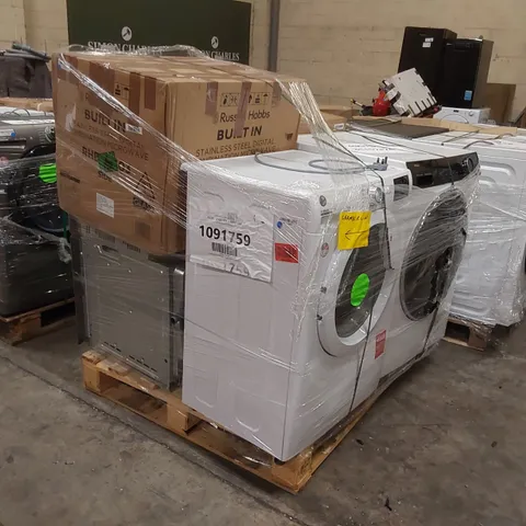 PALLET OF APPROXIMATELY 5 UNPROCESSED RAW RETURN WHITE GOODS TO INCLUDE;