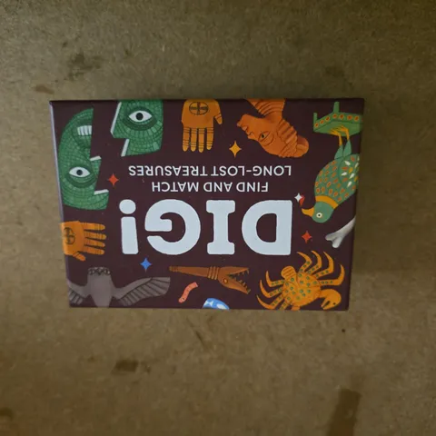 DIG FIND AND MATCH EDUCATIONAL CARD GAME – BOXED