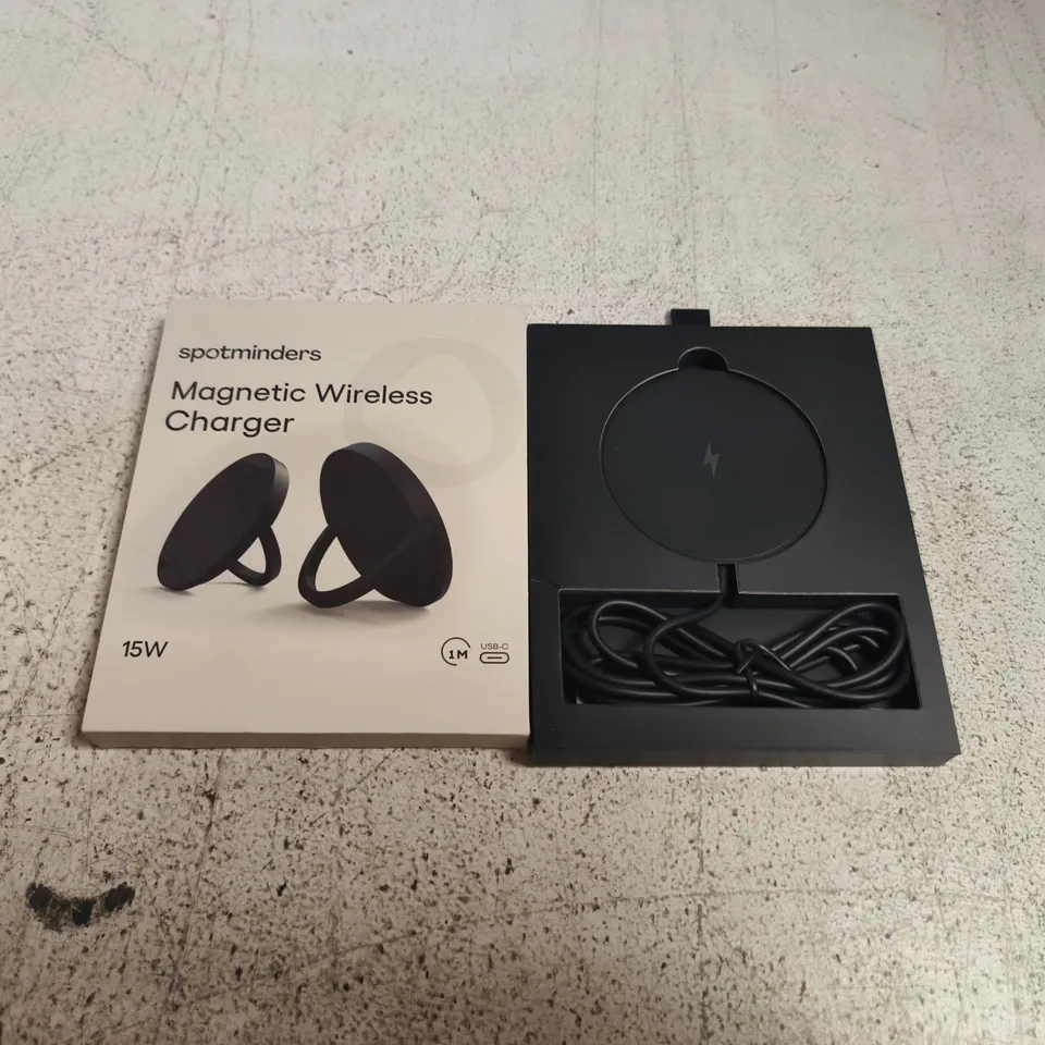 BOXED SPOTMINDERS MAGNETIC WIRELESS CHARGER 15W