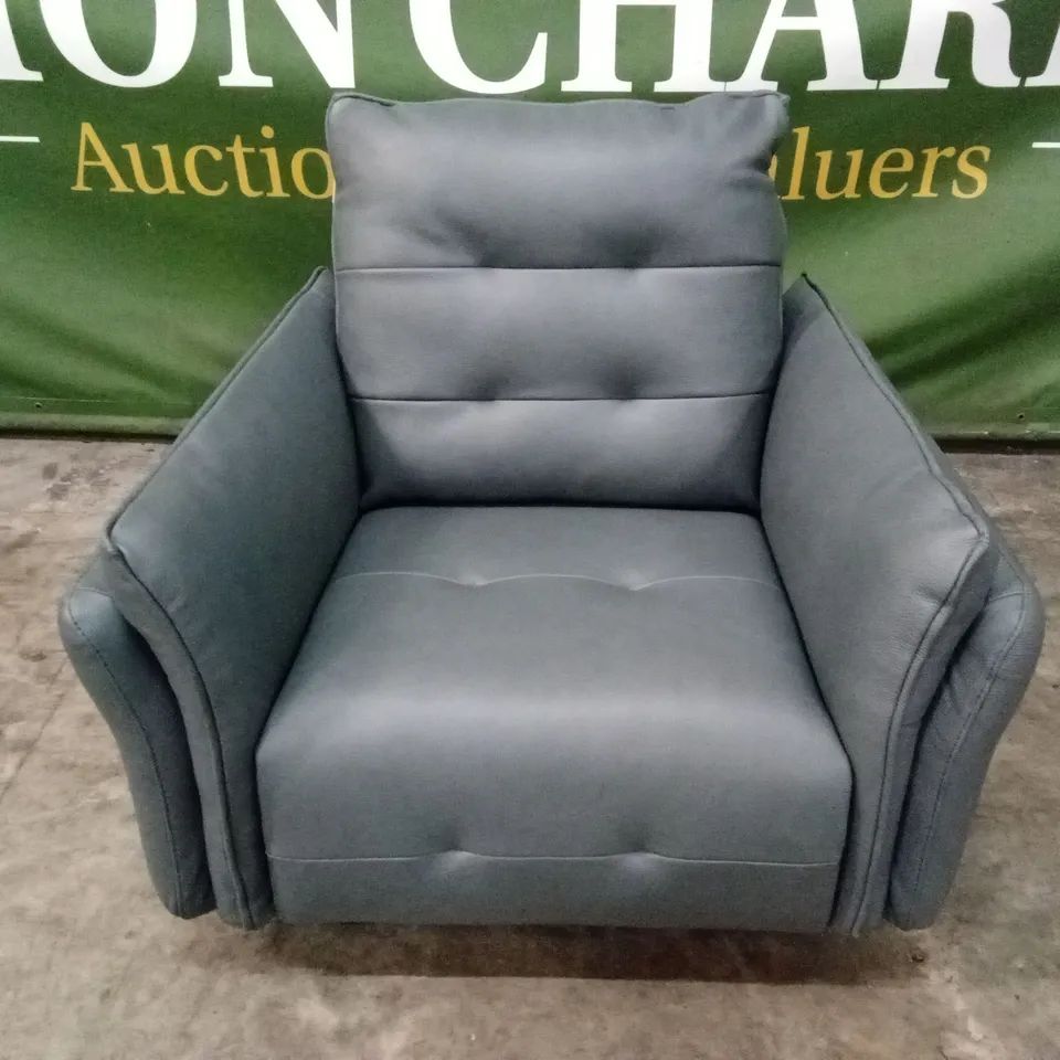 QUALITY DESIGNER ITALIAN MADE BOLZANO ELECTRIC RECLINER LEATHER ARMCHAIR