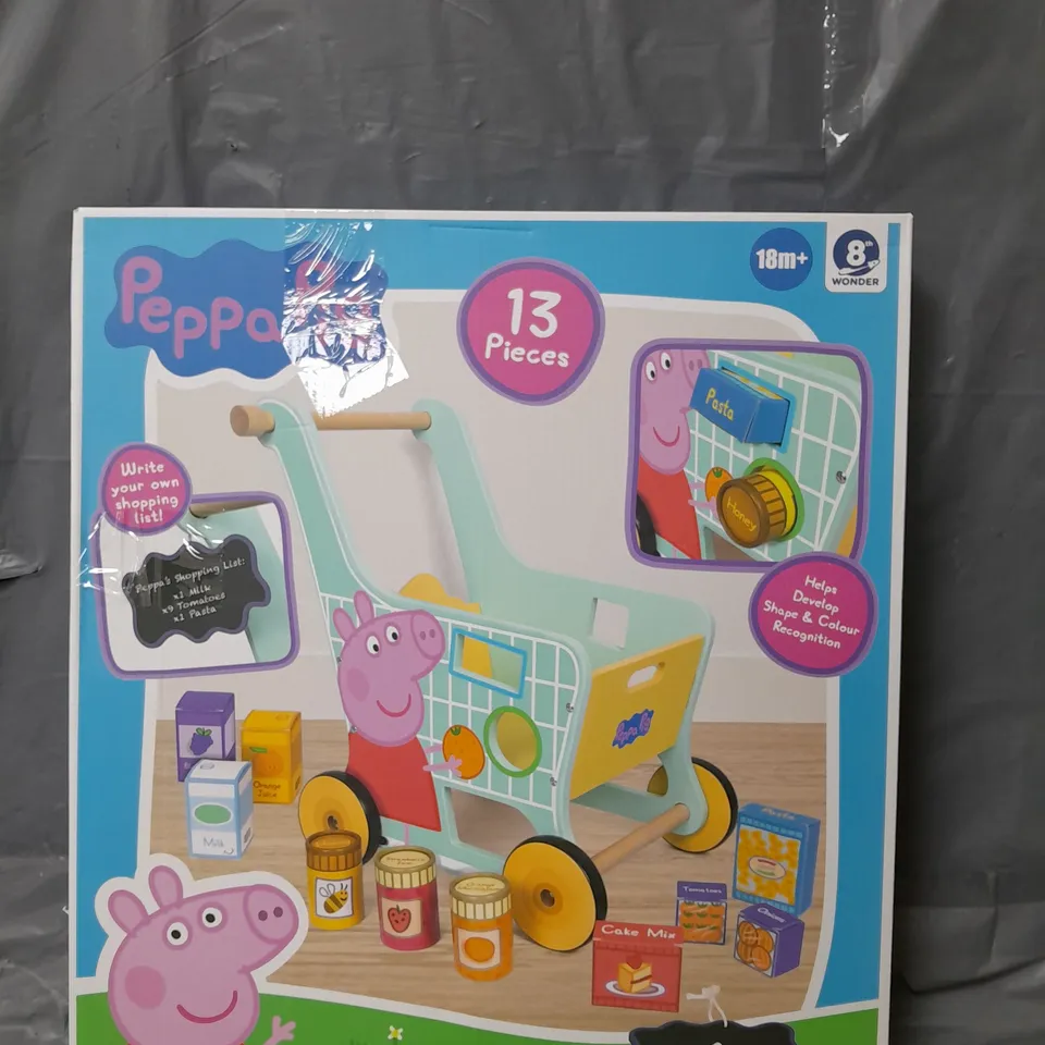 PEPPA PIG SHAPE SORTING SUPER MARKET TROLLEY