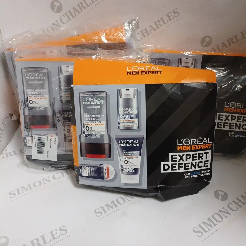 FOUR LOREAL MEN EXPERT DEFENCE GIFT SETS 