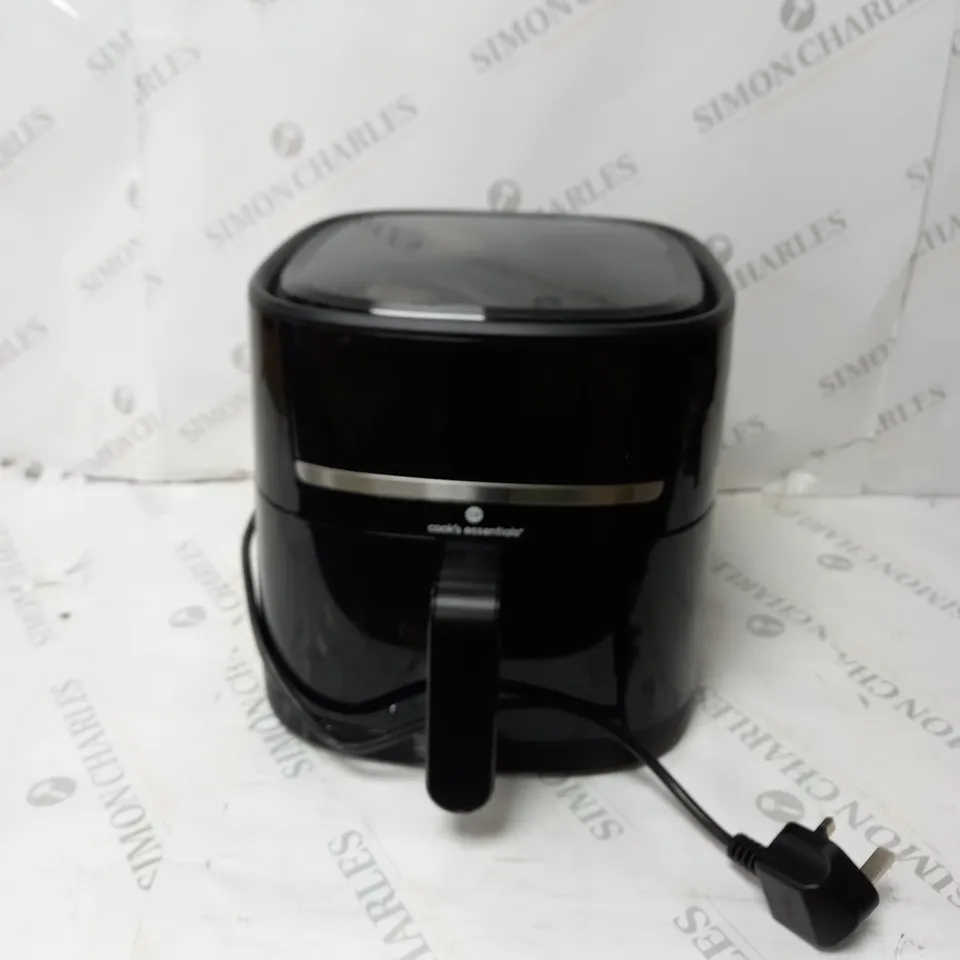 BOXED COOK'S ESSENTIALS 4L AIR FRYER BLACK