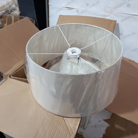 BOXED BUGLE NON ELEC PENDANT - CREAM