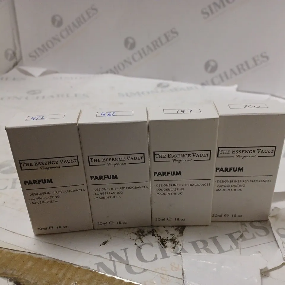 FOUR BOXED THE ESSENCE VAULT FRAGRANCES PARFUM 30ML 