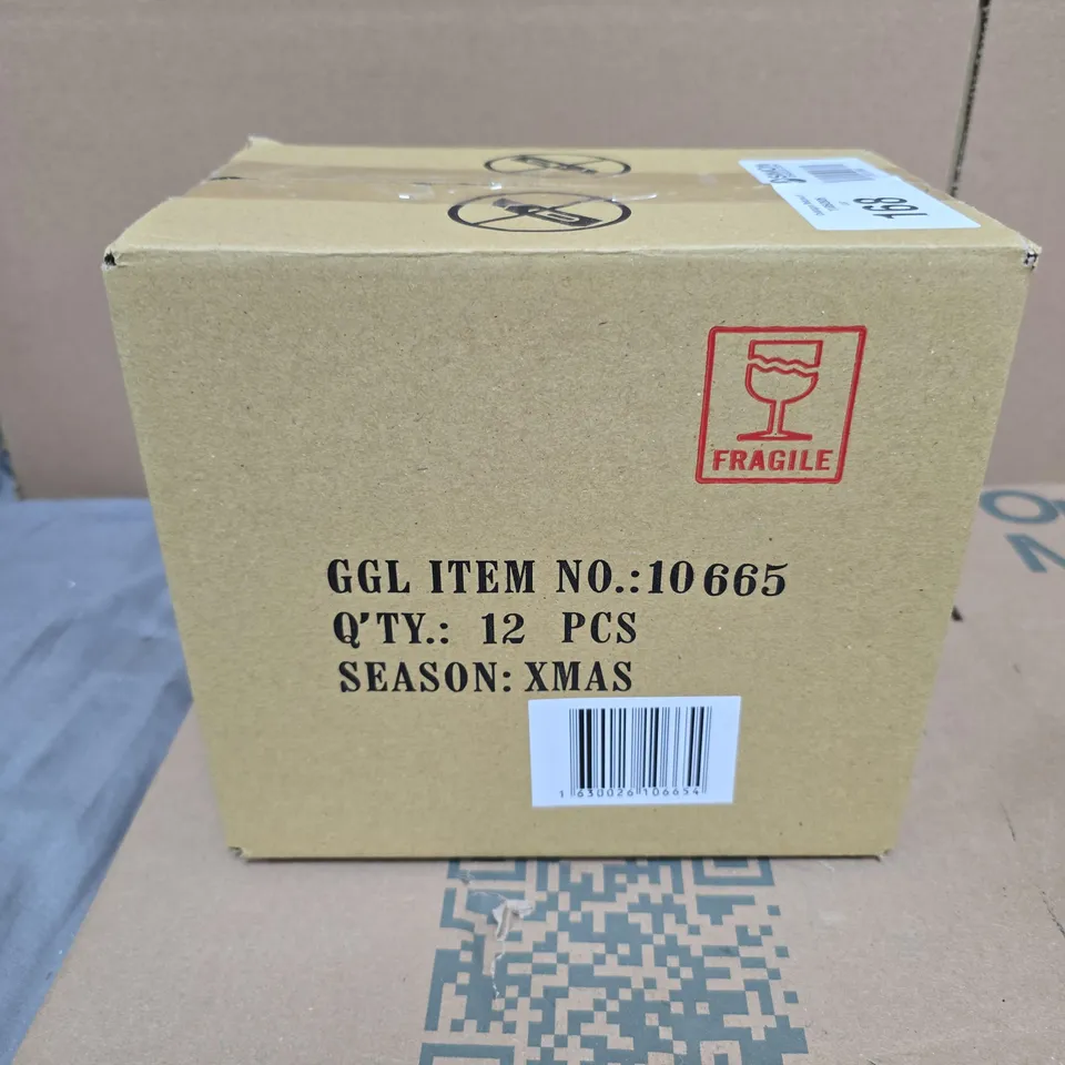 BOX OF APPROXIMATELY 12 GISELA GRAHAM HOLLY HANGING TREE DECORATIONS