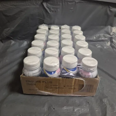 ENSURE PLUS STRAWBERRY NUTRITION DRINKS 24X200ML - COLLECTION ONLY
