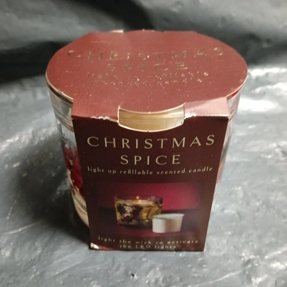 CHRISTMAS SPICE SCENTED CANDLE IN BOX 