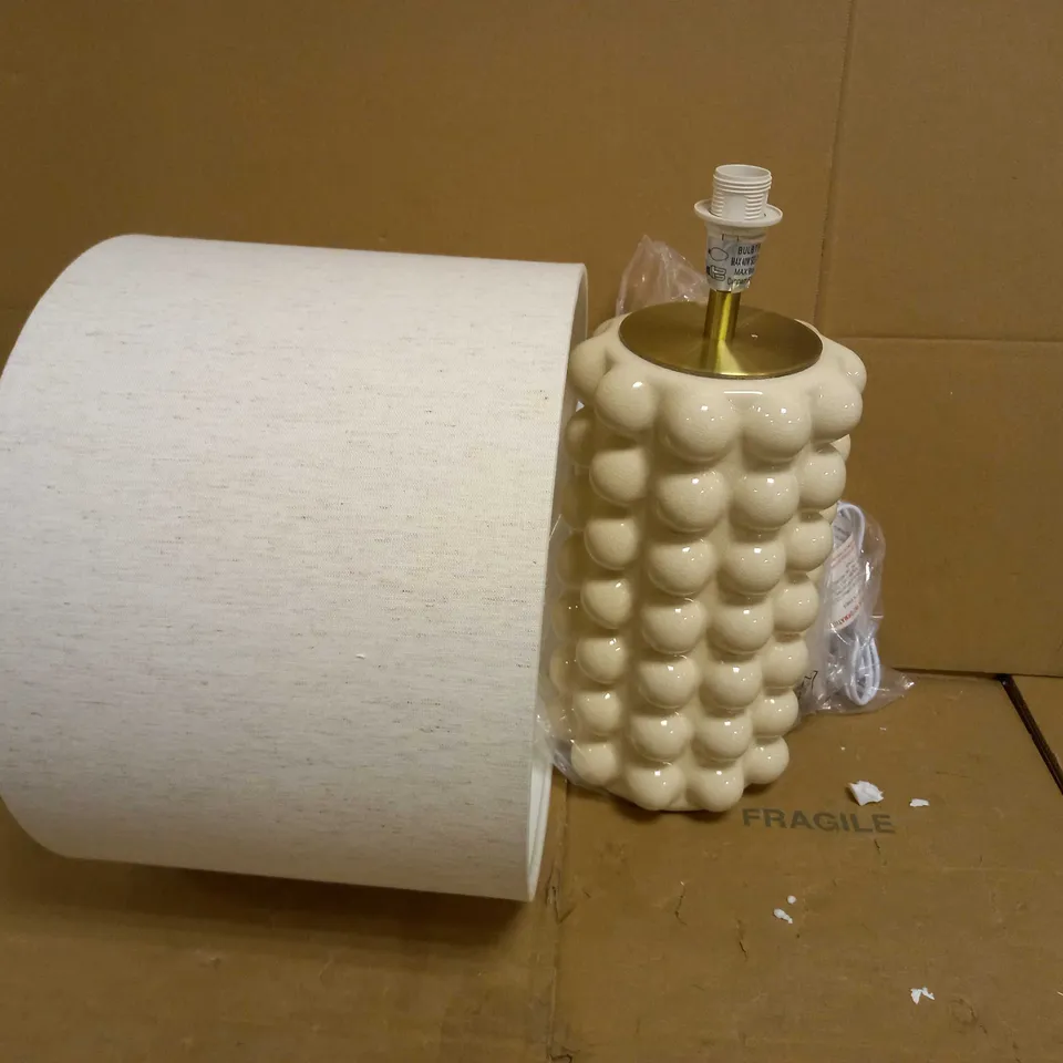 BOBBLE CERAMIC TABLE LAMP RRP £55