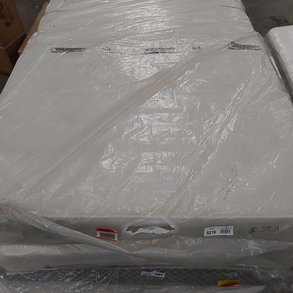 QUALITY BAGGED 4'6" DOUBLE MEMORY OPEN COIL MATTRESS