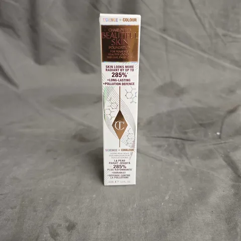 BOXED CHARLOTTE TILBURY BEAUTIFUL SKIN FOUNDATION IN 6 NEUTRAL 30ML