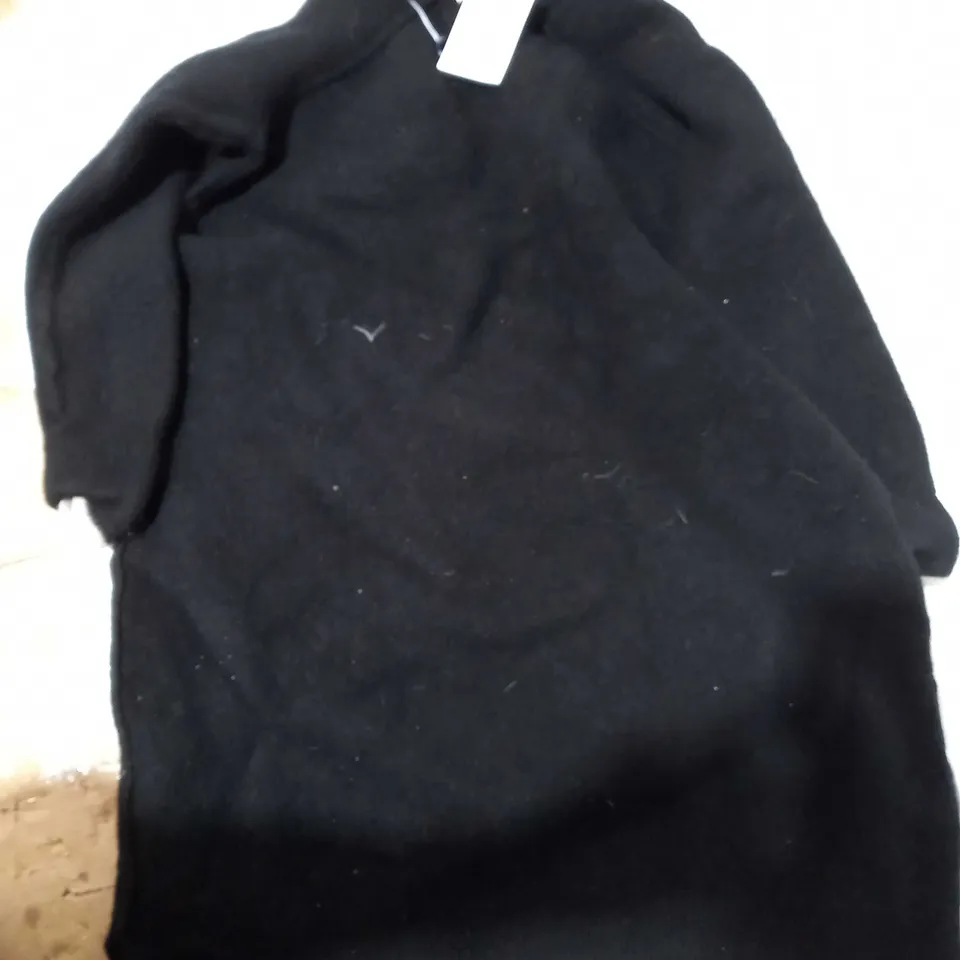 JOULES HALLIE TURTLENECK JUMPER DRESS IN BLACK - UK 18