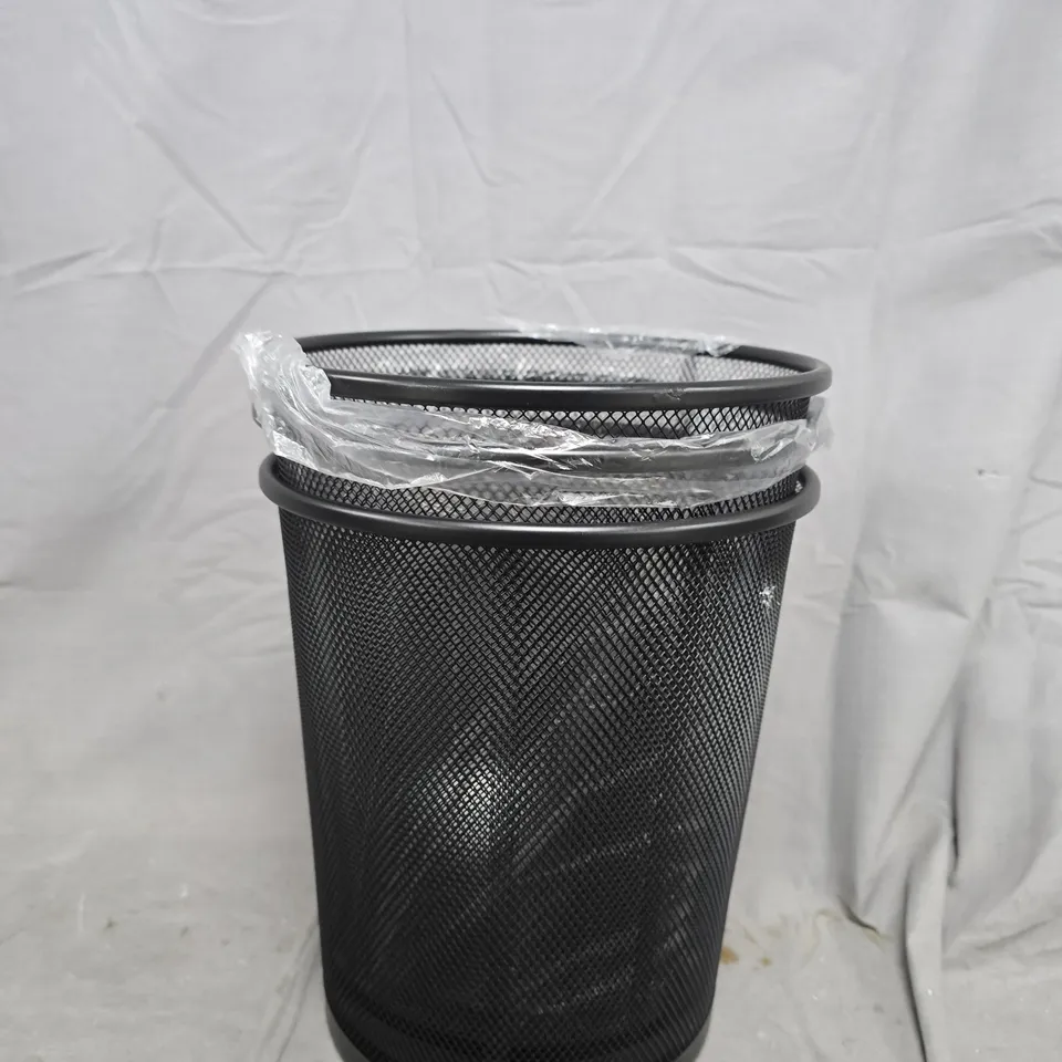 BLACK MESH WASTE BIN - X3