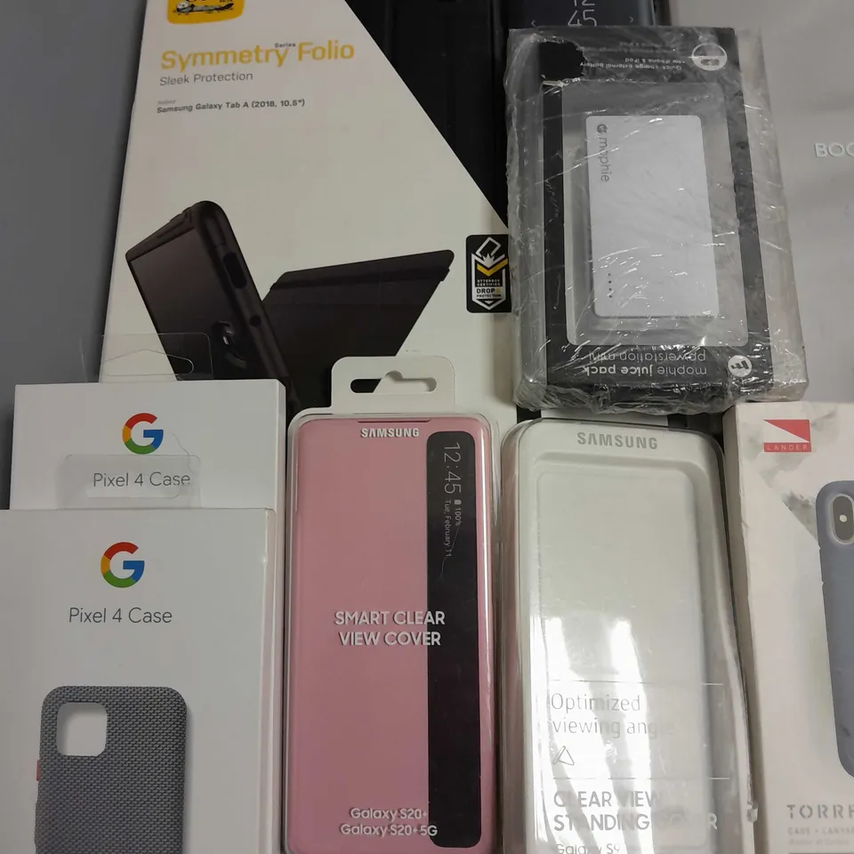 LOT OF 13 ASSORTED PHONE AND TABLET CASES TO INCLUDE OTTER BOX, TARGUS AND SAMSUNG