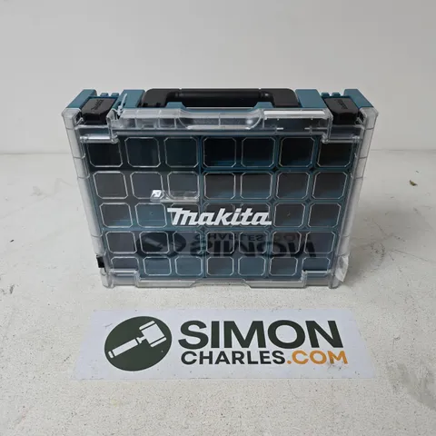 MAKITA MAKPAC 191X80-2 ORGANISER CASE WITH CLEAR LID WITH INSERTS