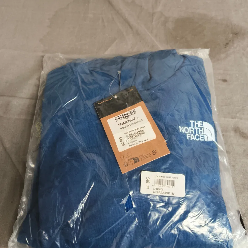 THE NORTH FACE TEEN SIMPLE DOME HOODIE – BLUE – L BOYS