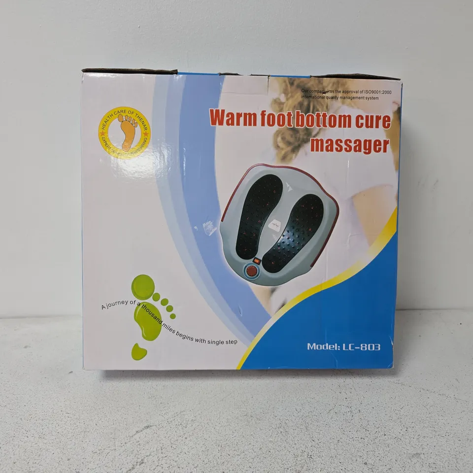BOXED WARM FOOT BOTTOM CURE MASSAGER
